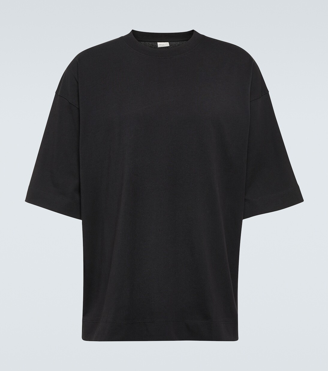 

Футболка из хлопкового джерси Dries Van Noten, черный