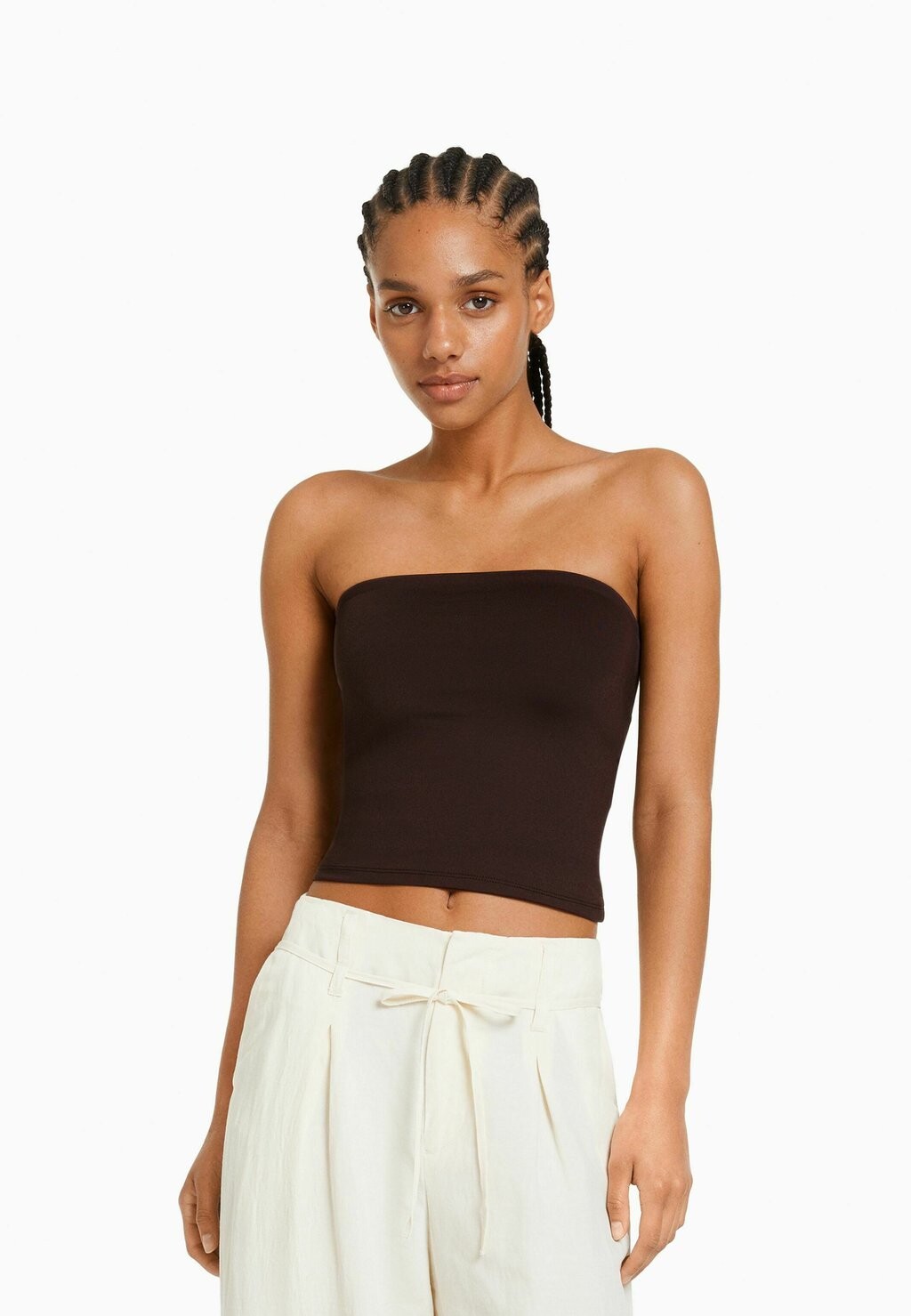 

Топ Bershka, коричневый