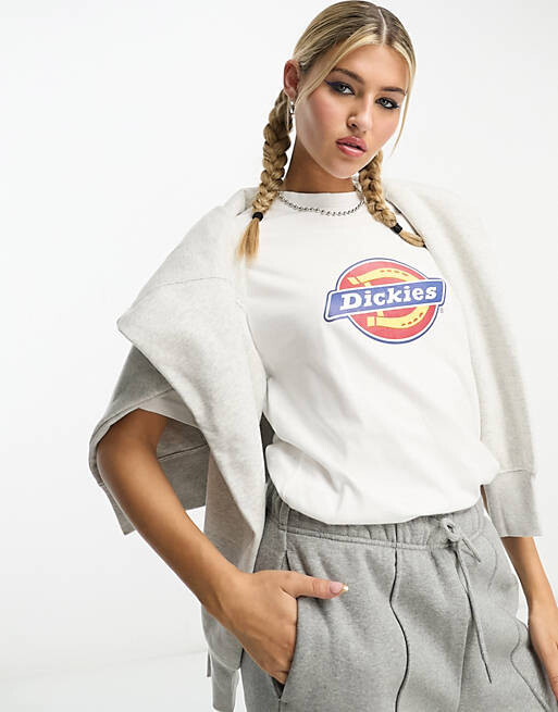 

Белая футболка с логотипом Dickies