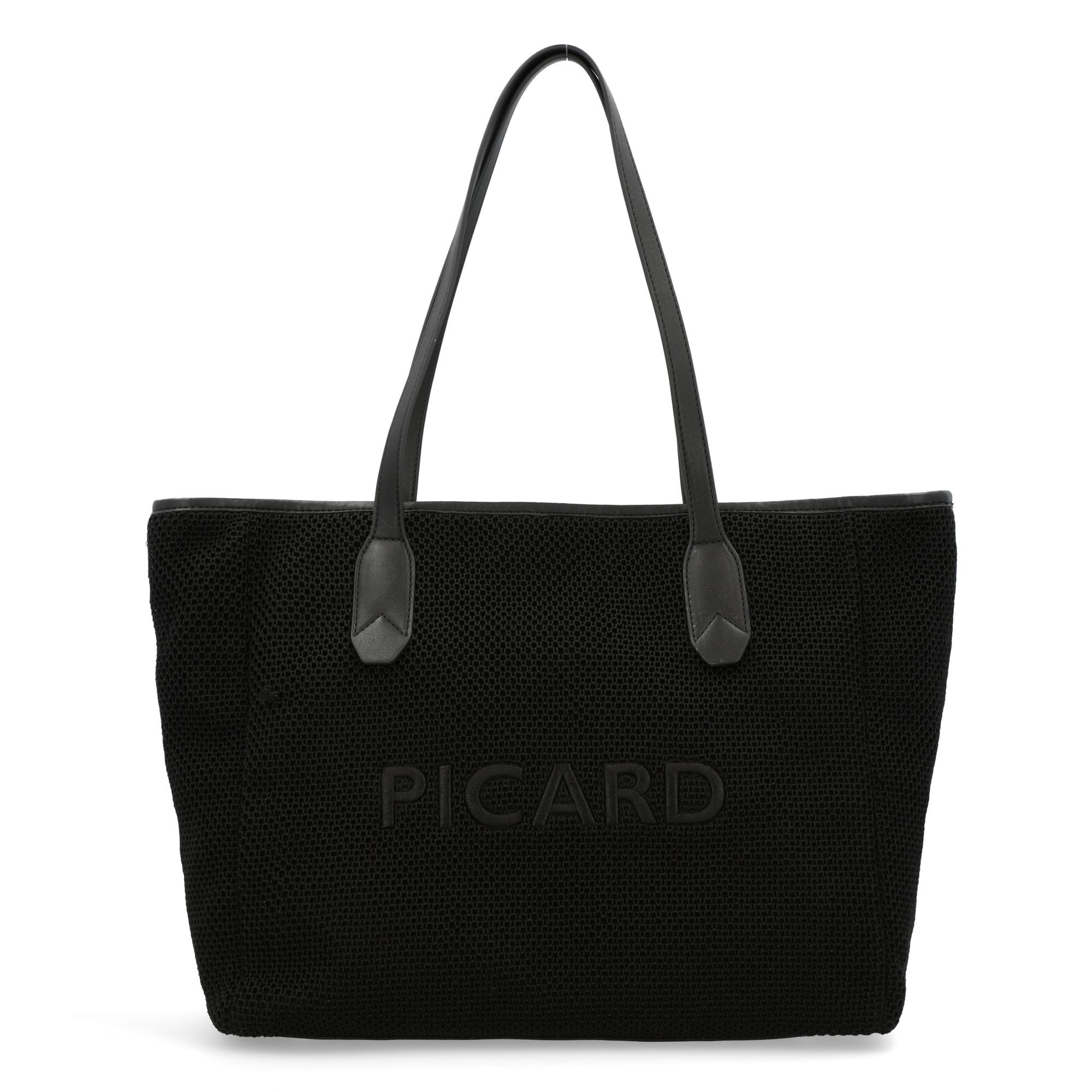 Сумка шоппер PICARD Knitwork Tasche 36см, черный цена и фото