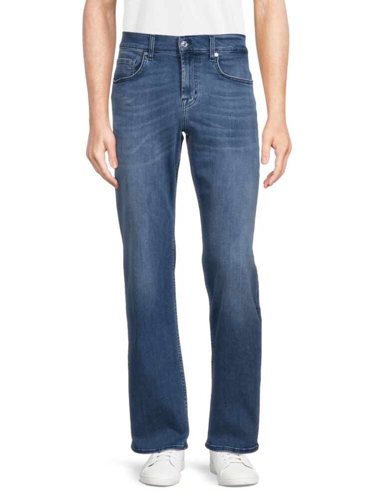 

Свободные джинсы Austyn Squiggle с высокой посадкой 7 For All Mankind, цвет Mid Blue