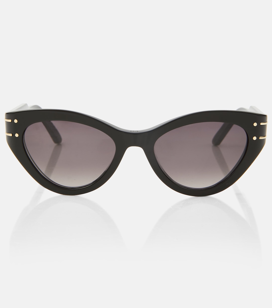 цена Солнцезащитные очки diorsignature b7i в кошачьем глазу Dior Eyewear, черный