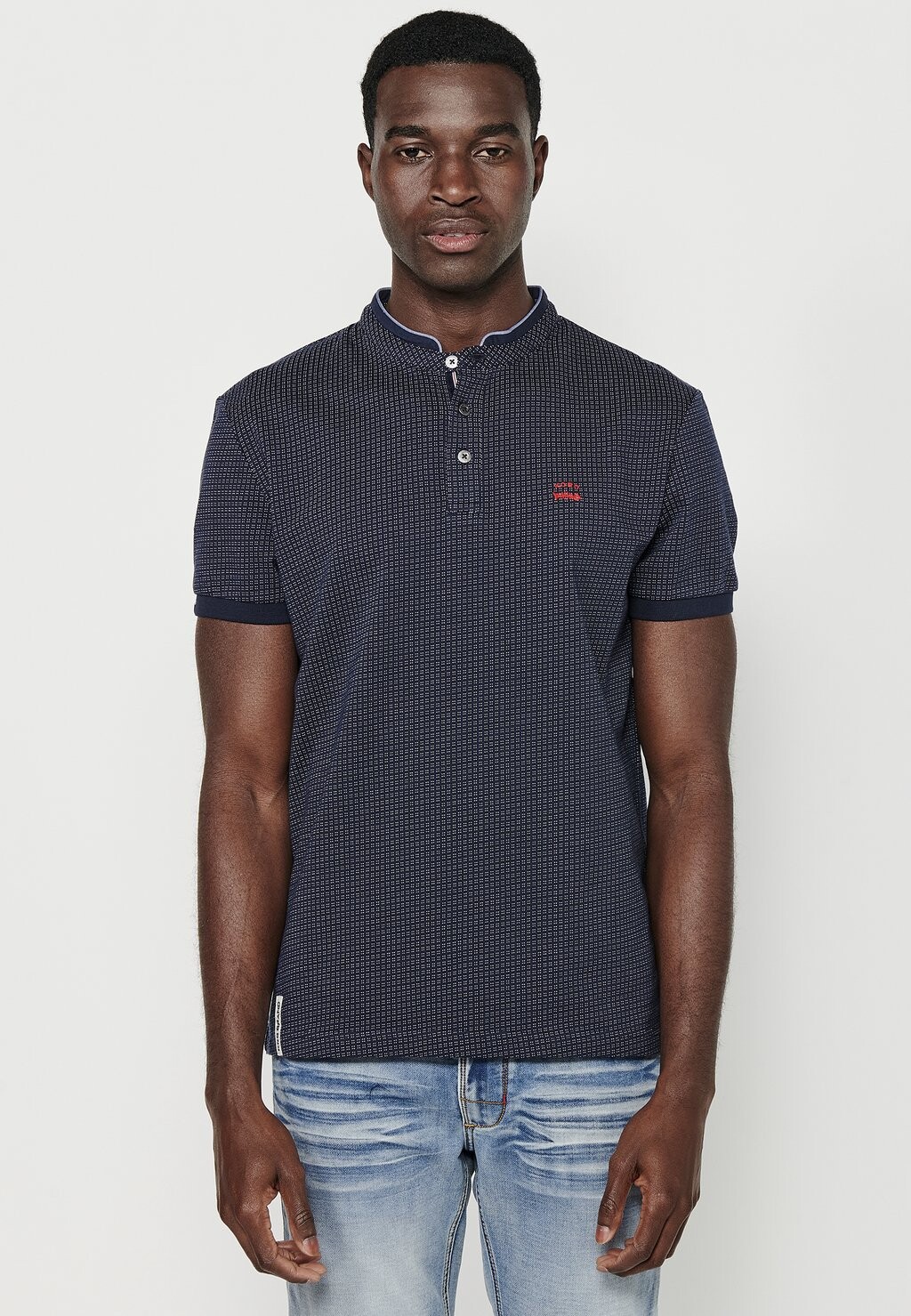 

Футболка с принтом SHORT SLEEVE Koroshi, цвет navy