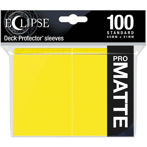 

Карточная игра Ultra Pro Ultra Pro Sleeves: Eclipse Matte - Lemon Yellow (100)