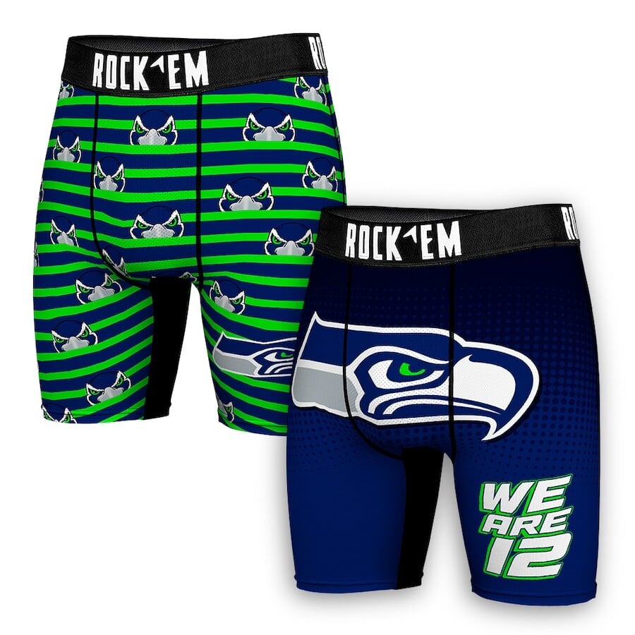 

Боксеры Rock Em Socks Seattle Seahawks, нави