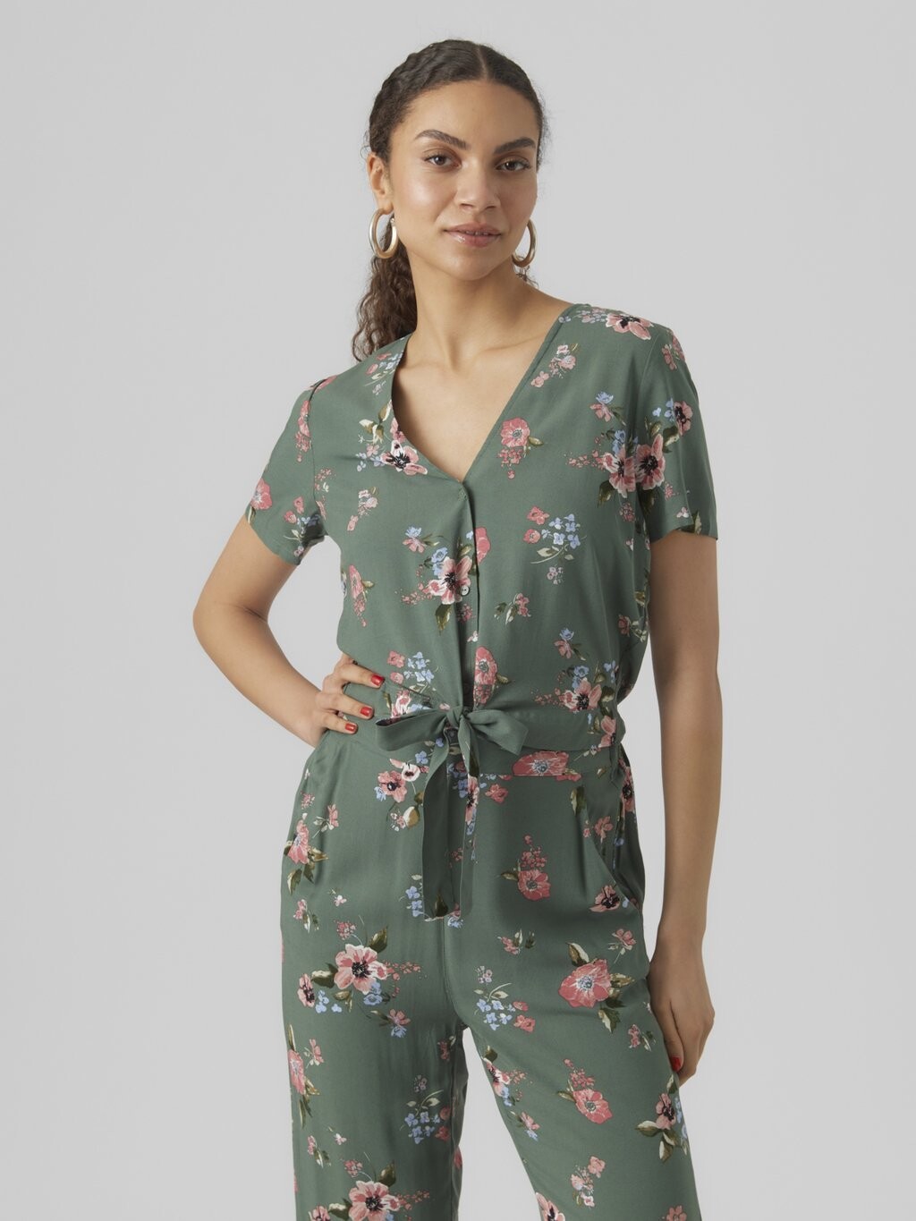 

Футболка с принтом Vero Moda, Серый