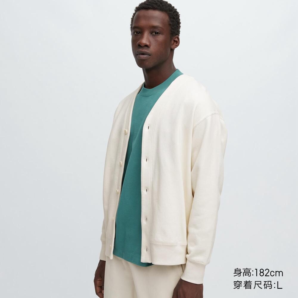 

Кардиган унисекс Uniqlo, молочный