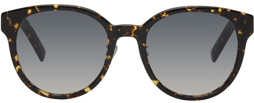 

Круглые солнцезащитные очки черепаховой расцветки Kenzo