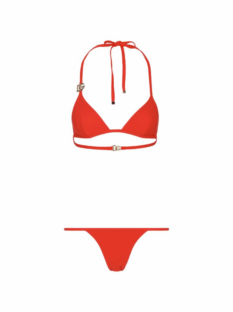 Раздельный купальник с логотипом Dolce&Gabbana