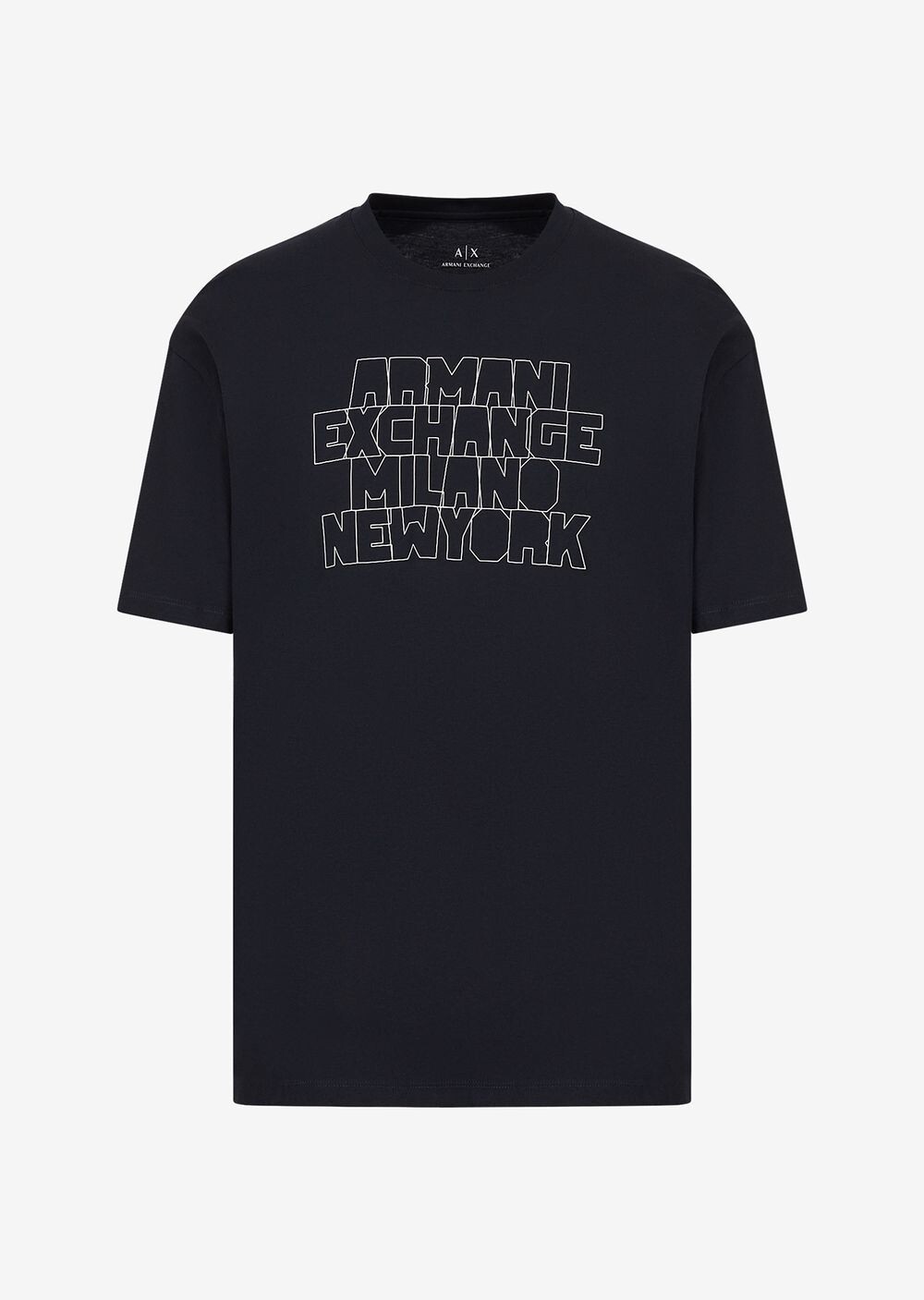 

Футболка стандартного кроя Armani Exchange, синий