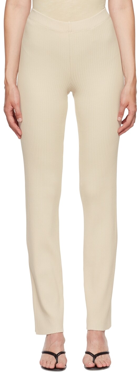 

Эксклюзивные бежевые брюки SSENSE Ibiza Lounge COTTON CITIZEN