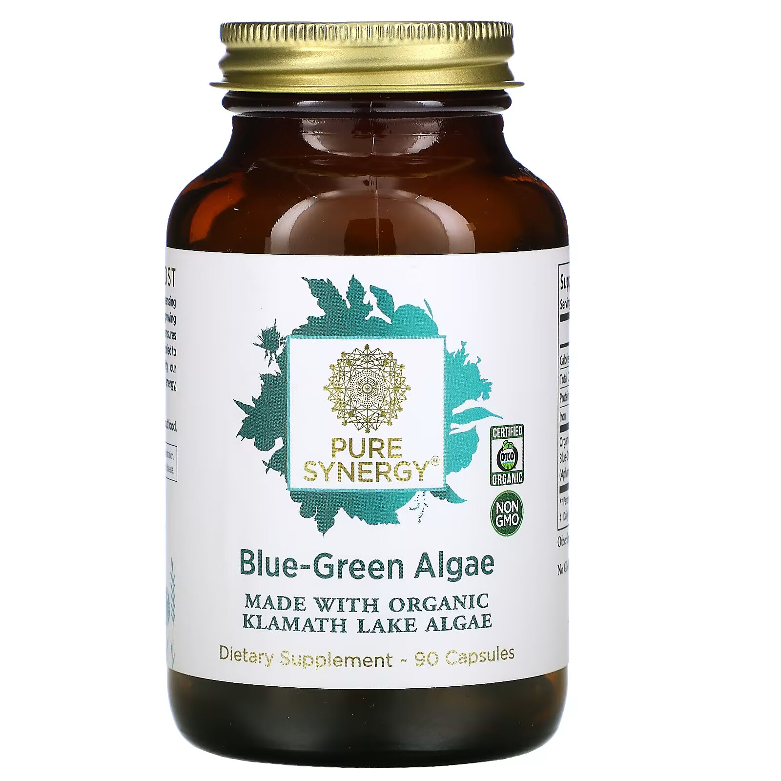 Pure Synergy, сине-зеленые водоросли, 90 капсул sunny green сине зеленые водоросли 120 таблеток