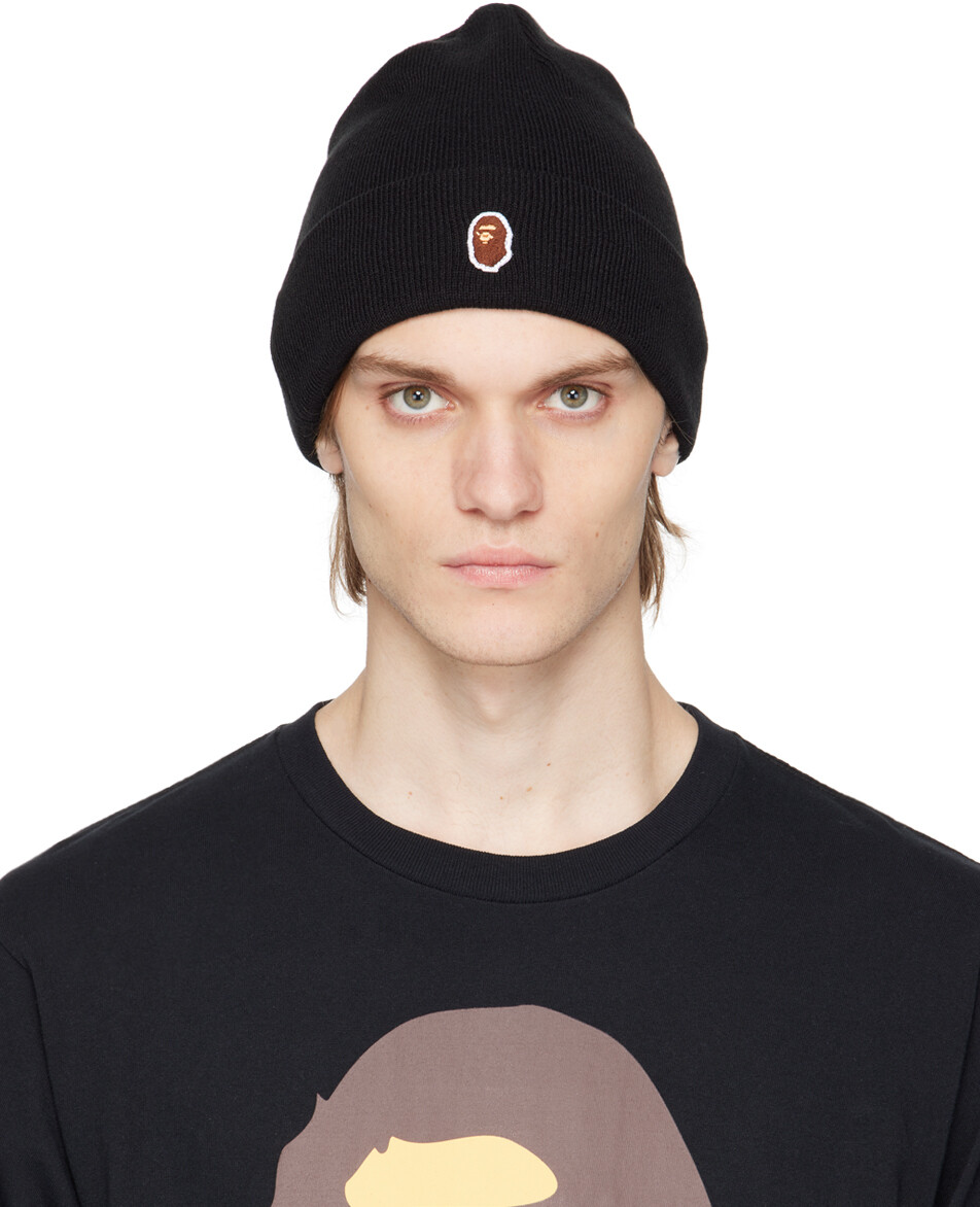 

Черная шапка New Era Edition Ape Head One Point BAPE