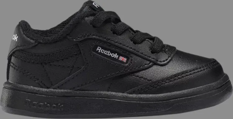 

Кроссовки club c toddler 'triple black' Reebok, черный