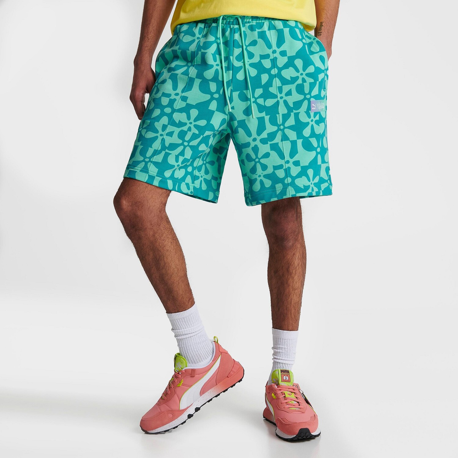 

Мужские шорты с принтом Puma x Spongebob Squarepants, зеленый