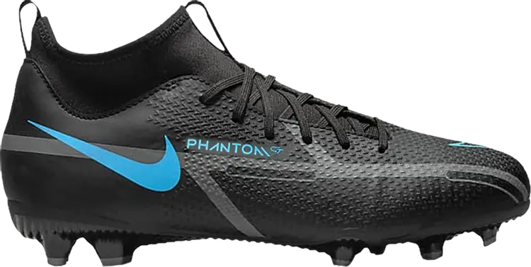 

Бутсы Nike Phantom GT2 Academy DF MG GS 'Black Photo Blue', черный