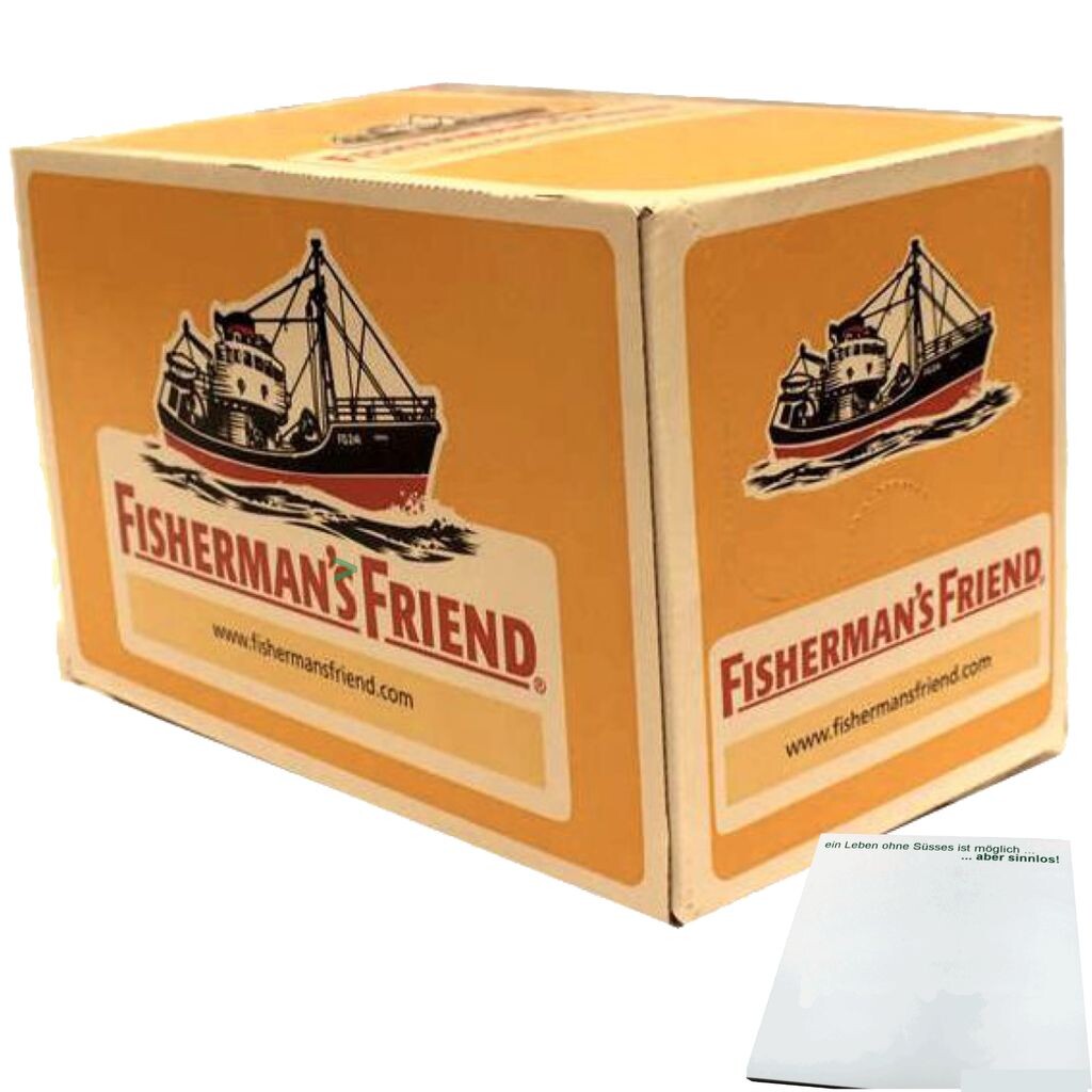 

Fisherman's Friend Анисовые пастилки с ментолом Extra Fresh, упаковка 24 x 25 г + блок США USY