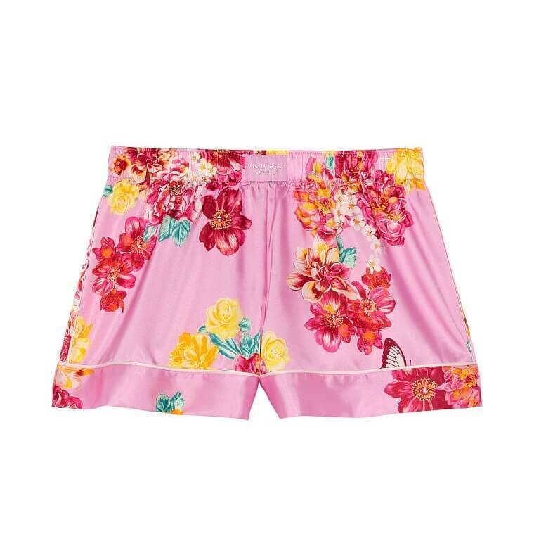 

Пижамные шорты Victoria's Secret Satin, розовый