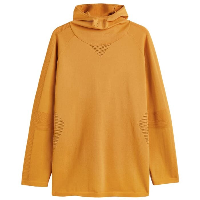

Худи H&M Knit Mid Layer, желтый