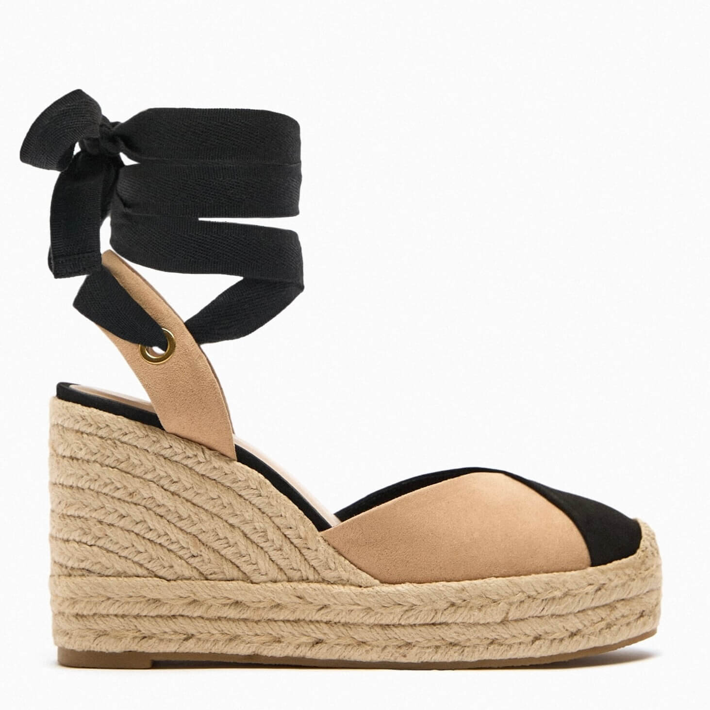

Туфли Zara Lace Up Wedge, мультиколор