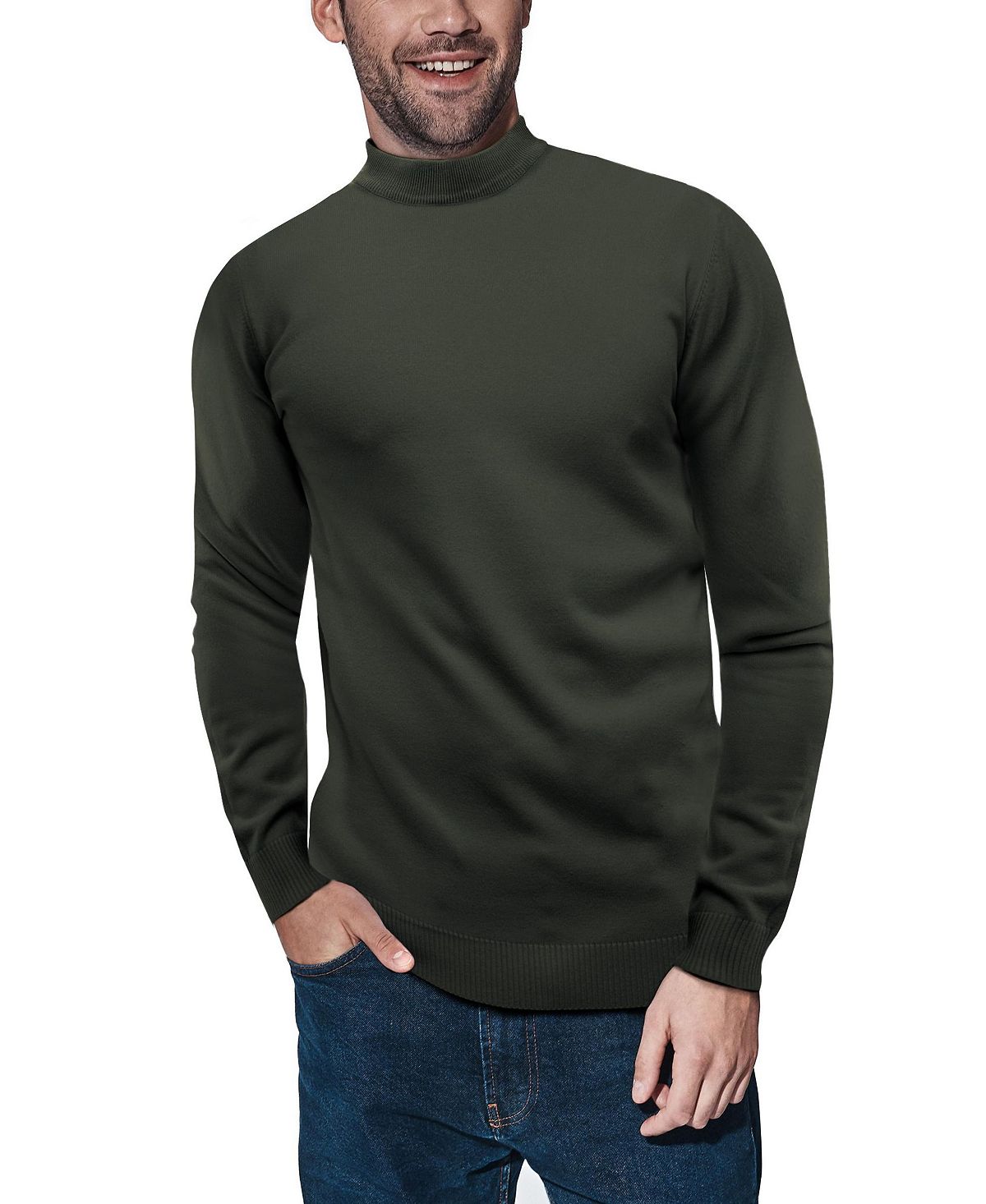 Мужской базовый пуловер средней плотности с воротником-стойкой X-Ray графеновый базовый слой средней плотности с воротником стойкой женские whitespace цвет graphene black