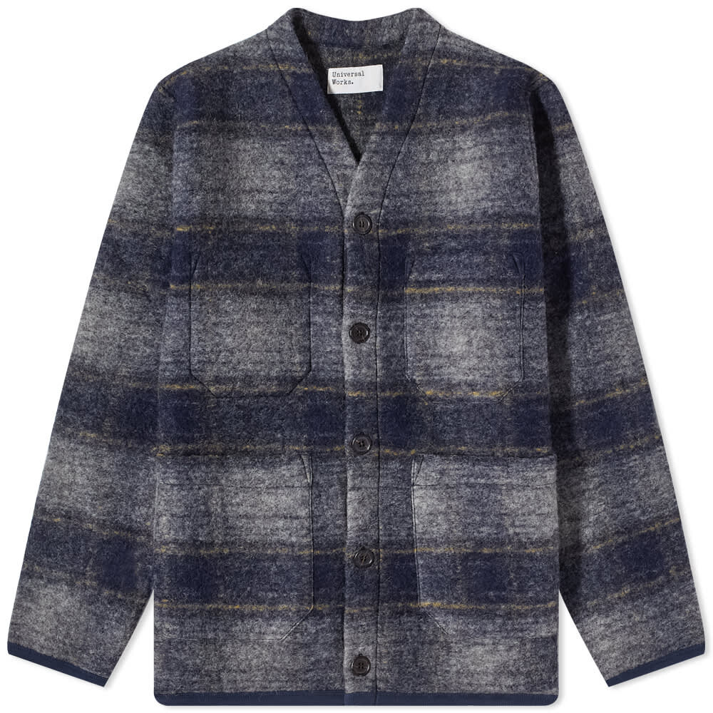 

Джемпер Universal Works Check Wool Fleece Cardigan