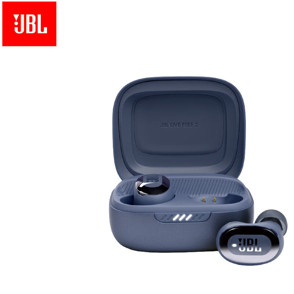 

Bluetooth-гарнитура JBL LIVE FREE 2 TWS с активным шумоподавлением, водонепроницаемые, синий