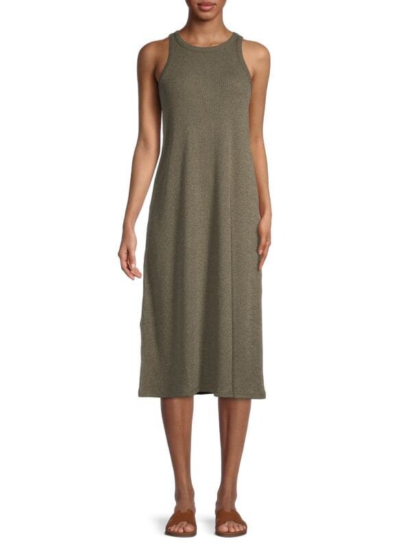 

Платье миди Madewell трапециевидной формы westville tank, olive