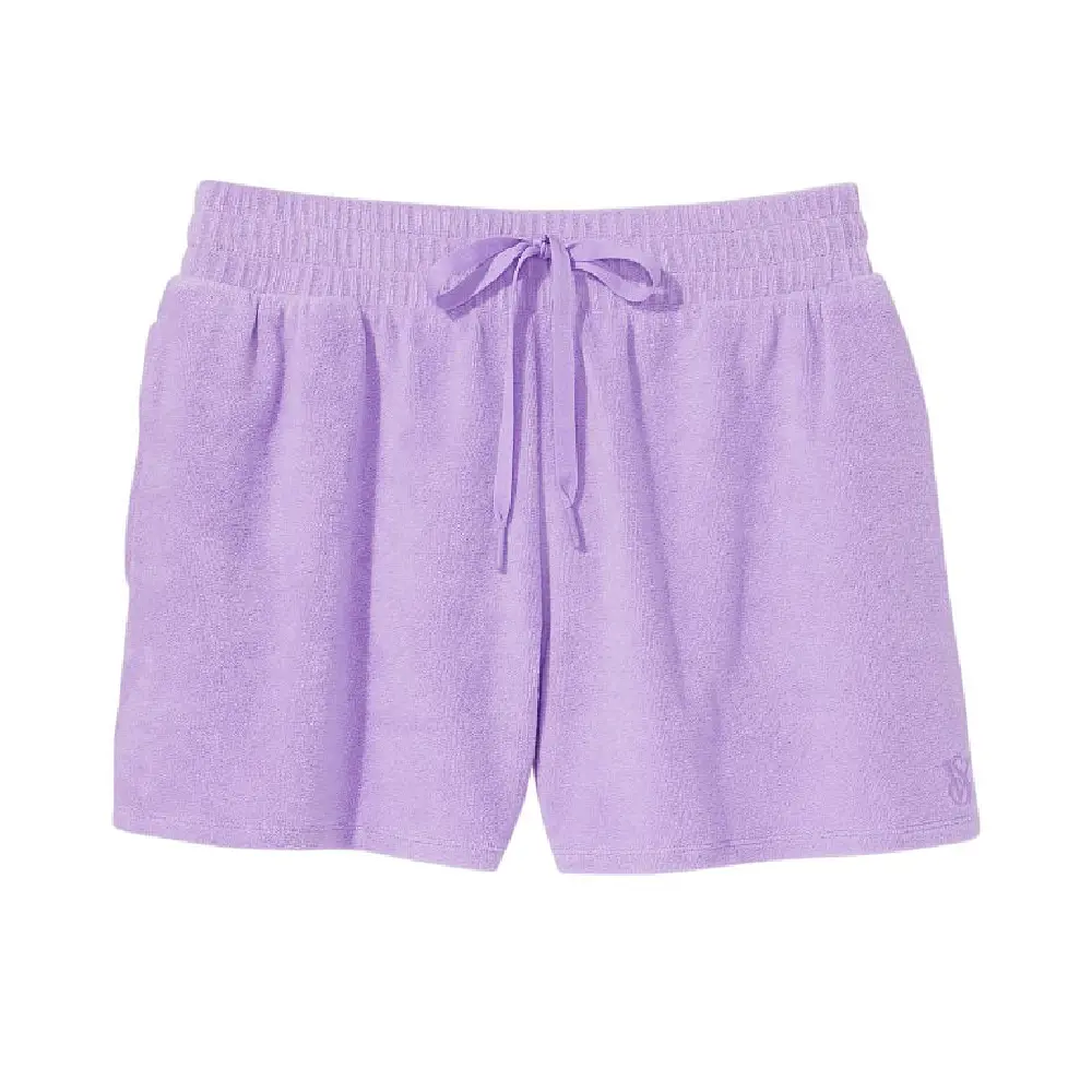 

Шорты Victoria's Secret Terry Drawstring, сиреневый, Фиолетовый