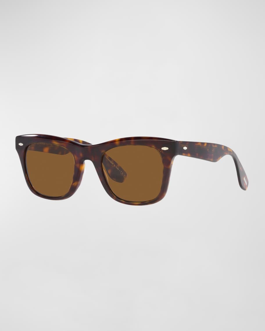 

Квадратные солнцезащитные очки из ацетата Brunello Cucinelli & Oliver Peoples