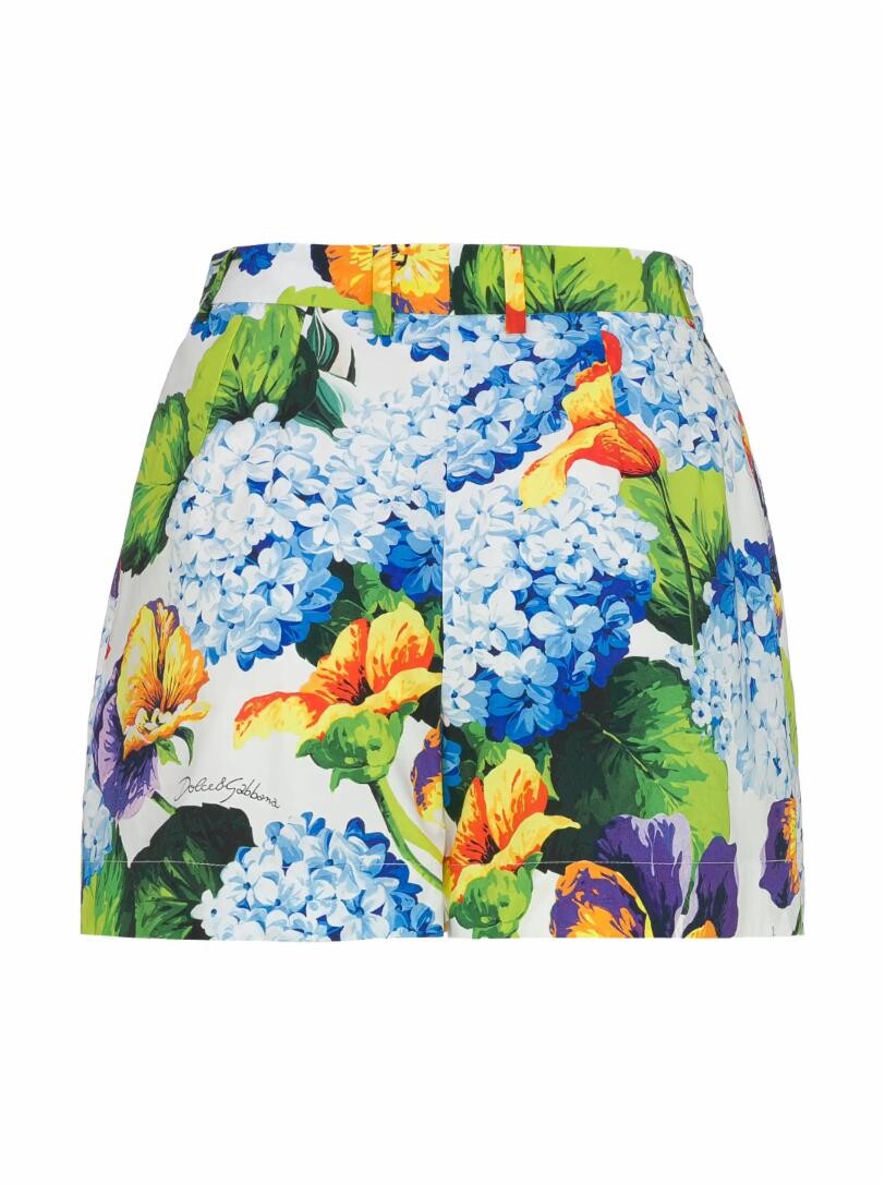 

Шорты с цветочным принтом Dolce&Gabbana