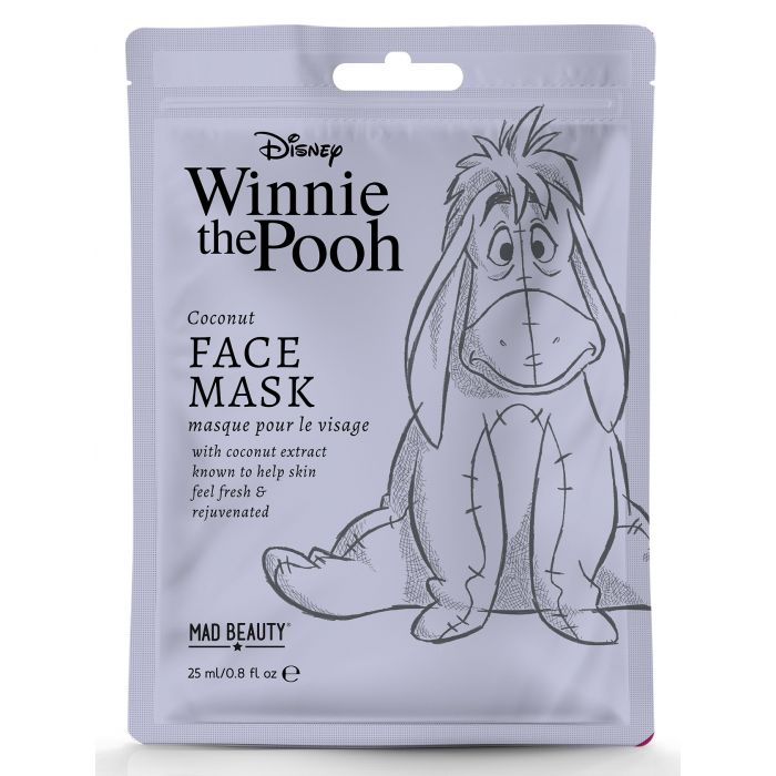 Маска для лица Winnie The Pooh Mascarilla Facial Eyore Mad Beauty, 25 ml