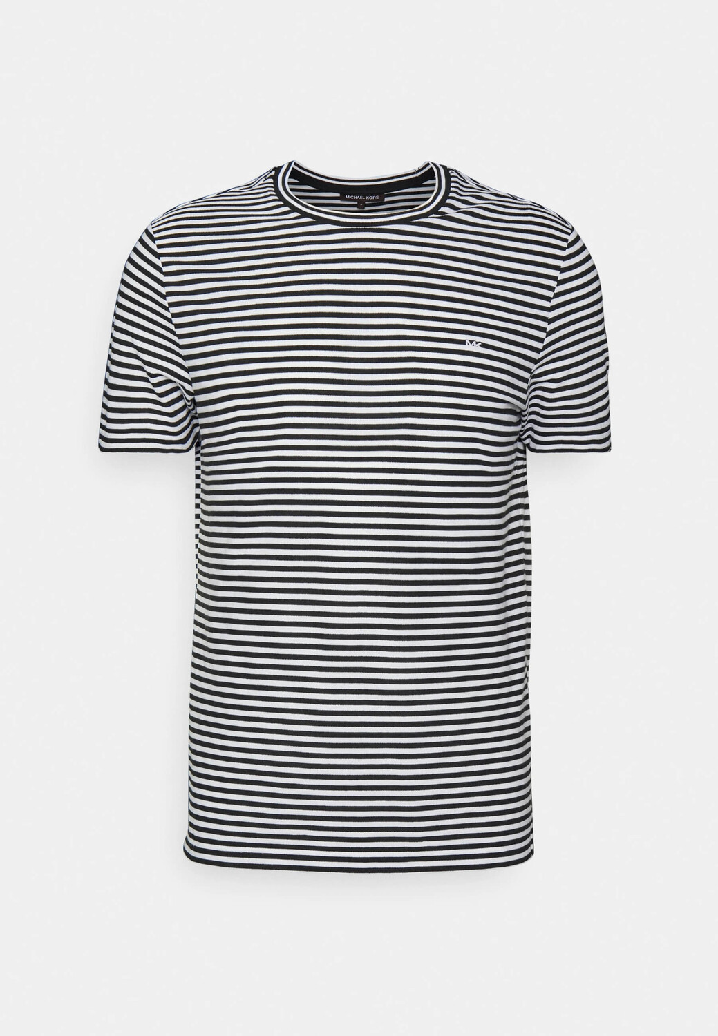 

Футболка Michael Kors Stripe Tee With Print, черный