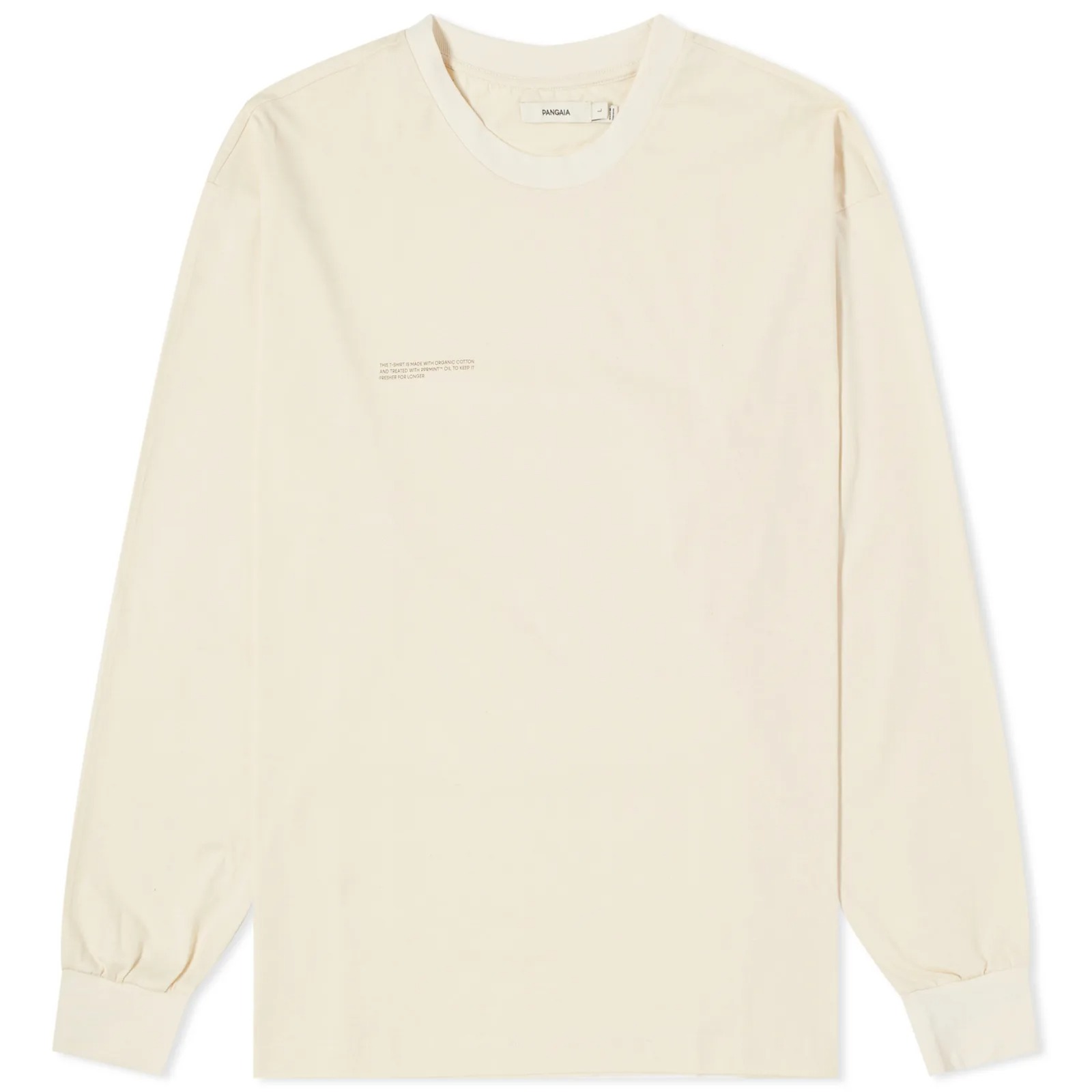 Лонгслив Pangaia Long Sleeve, бежевый pangaia fold