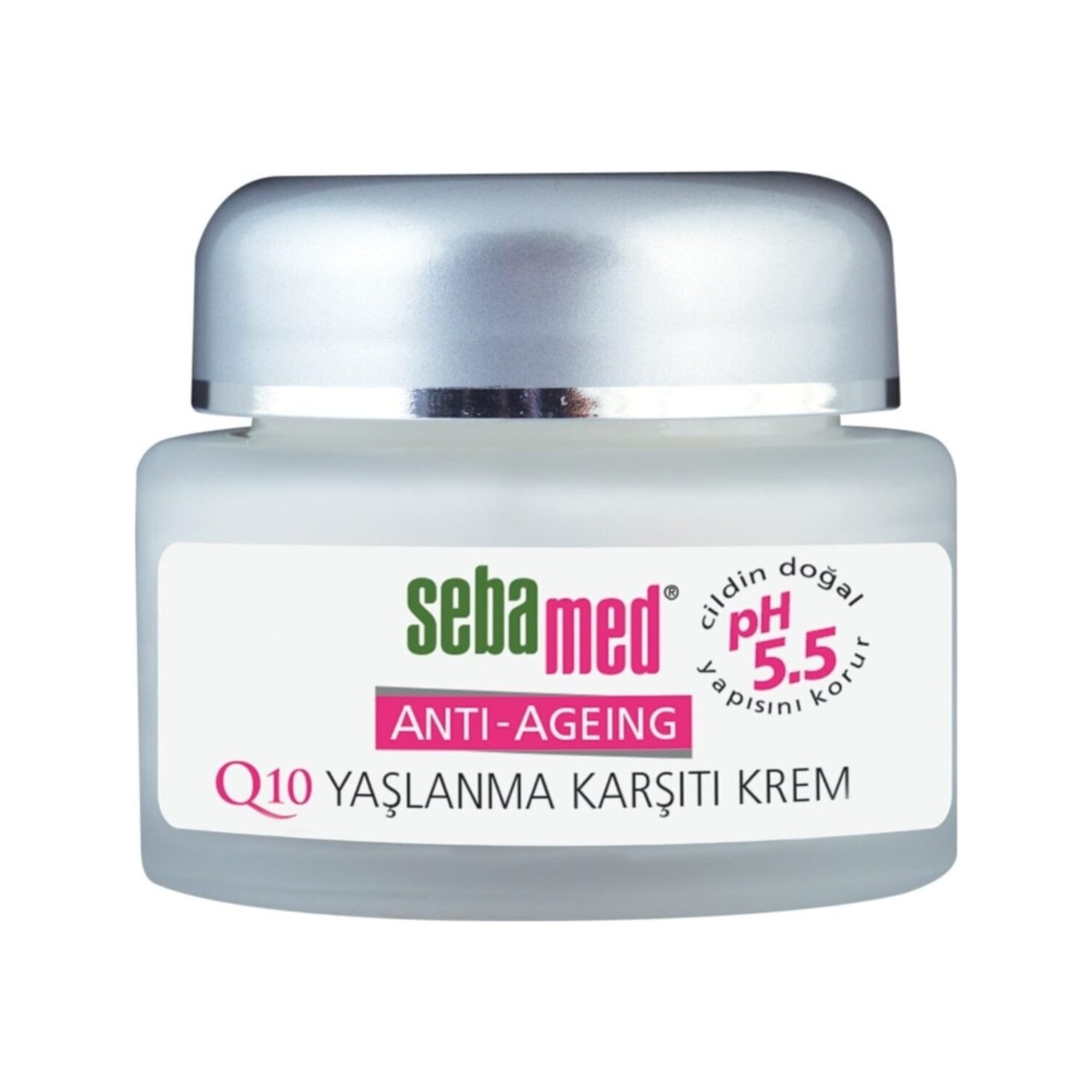 Антивозрастной крем Sebamed Q10, 50 мл medical collagene 3d биопластины для глаз n актив q10 active с коэнзимом q10 и витамином е 20 шт