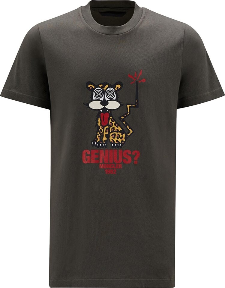 

Футболка Moncler Genius Short-Sleeve T-Shirt 'Charcoal', серый