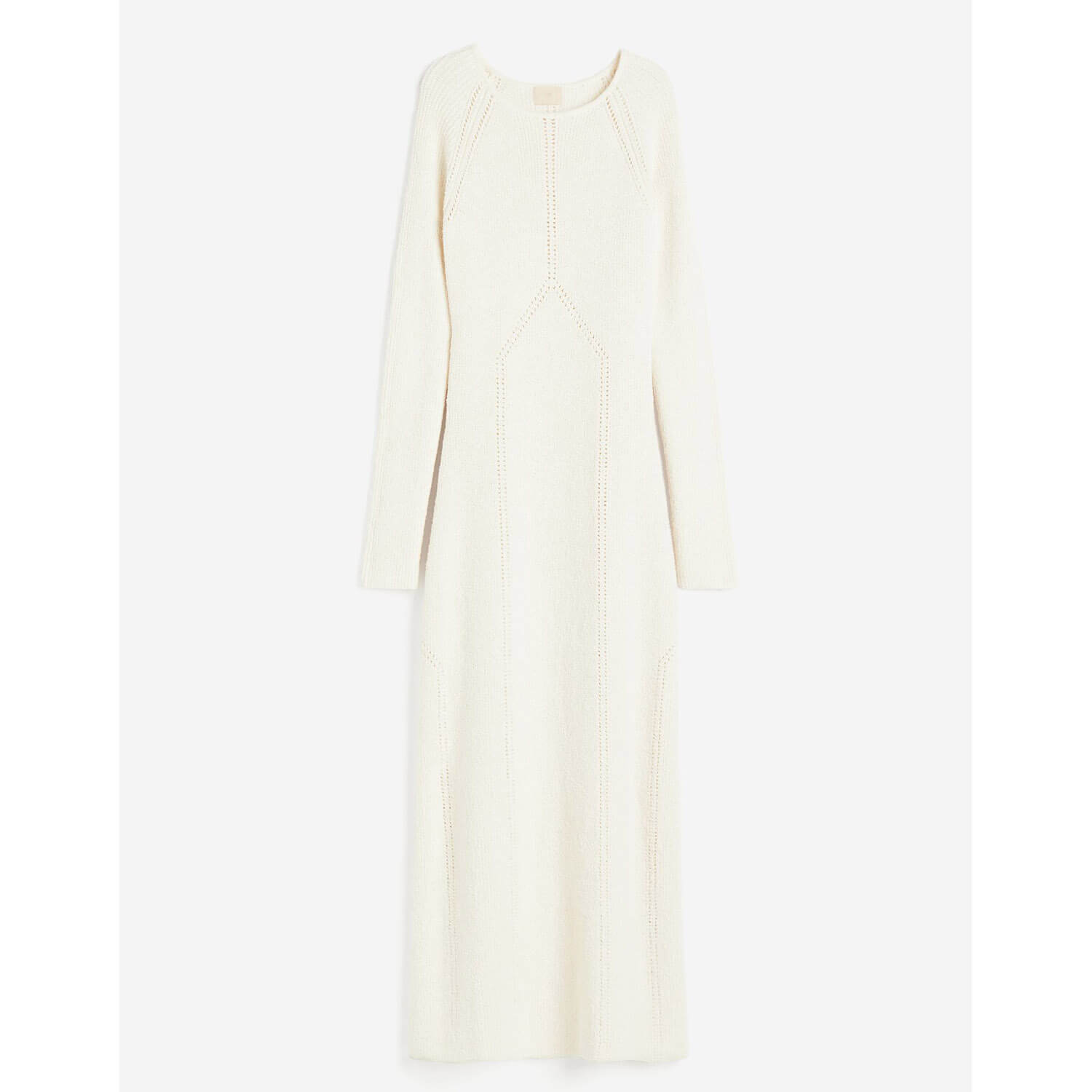 Платье H&M Pointelle-knit, кремовый