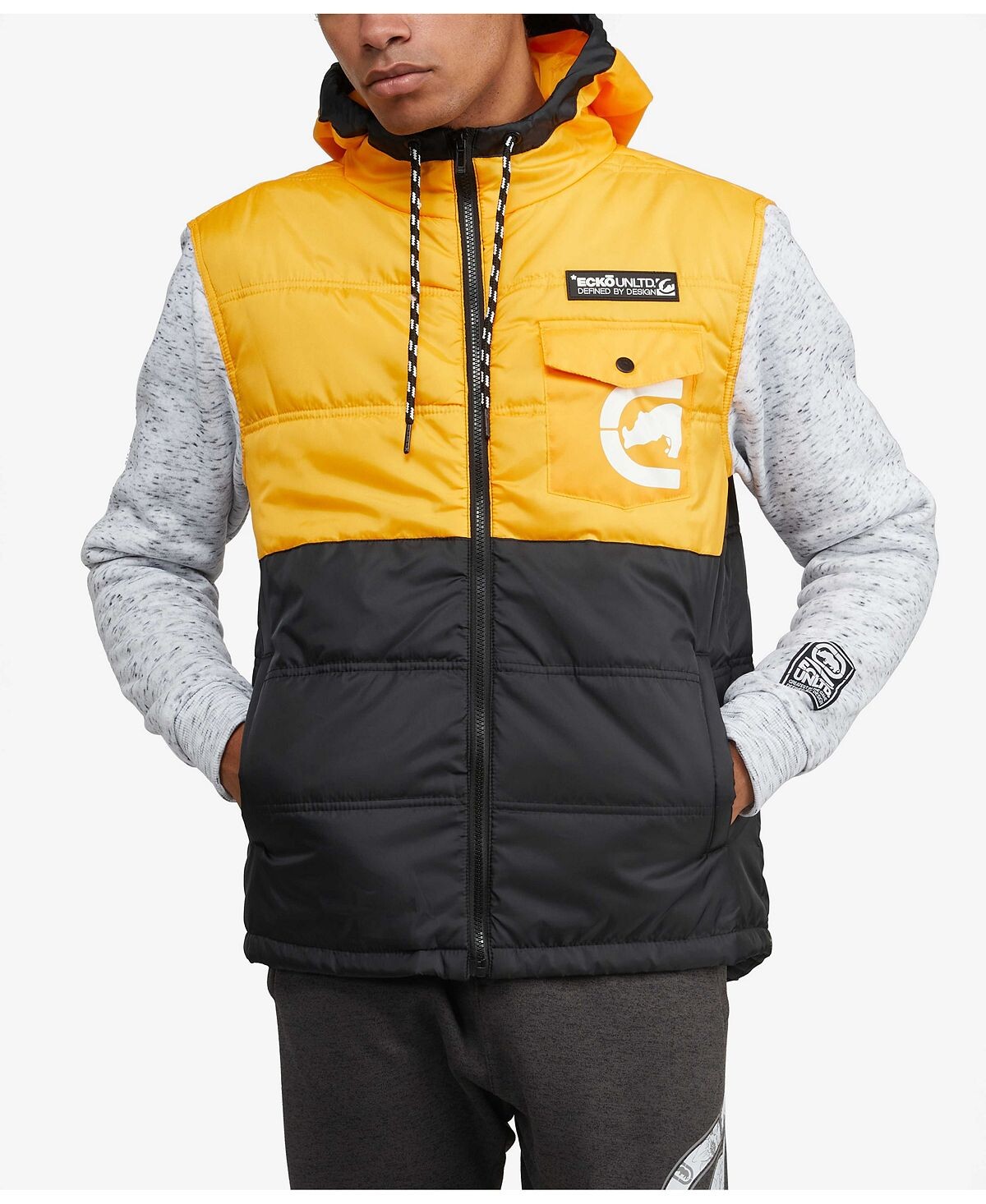 

Мужская верхняя куртка heavy hybrid Ecko Unltd, мульти, Серый