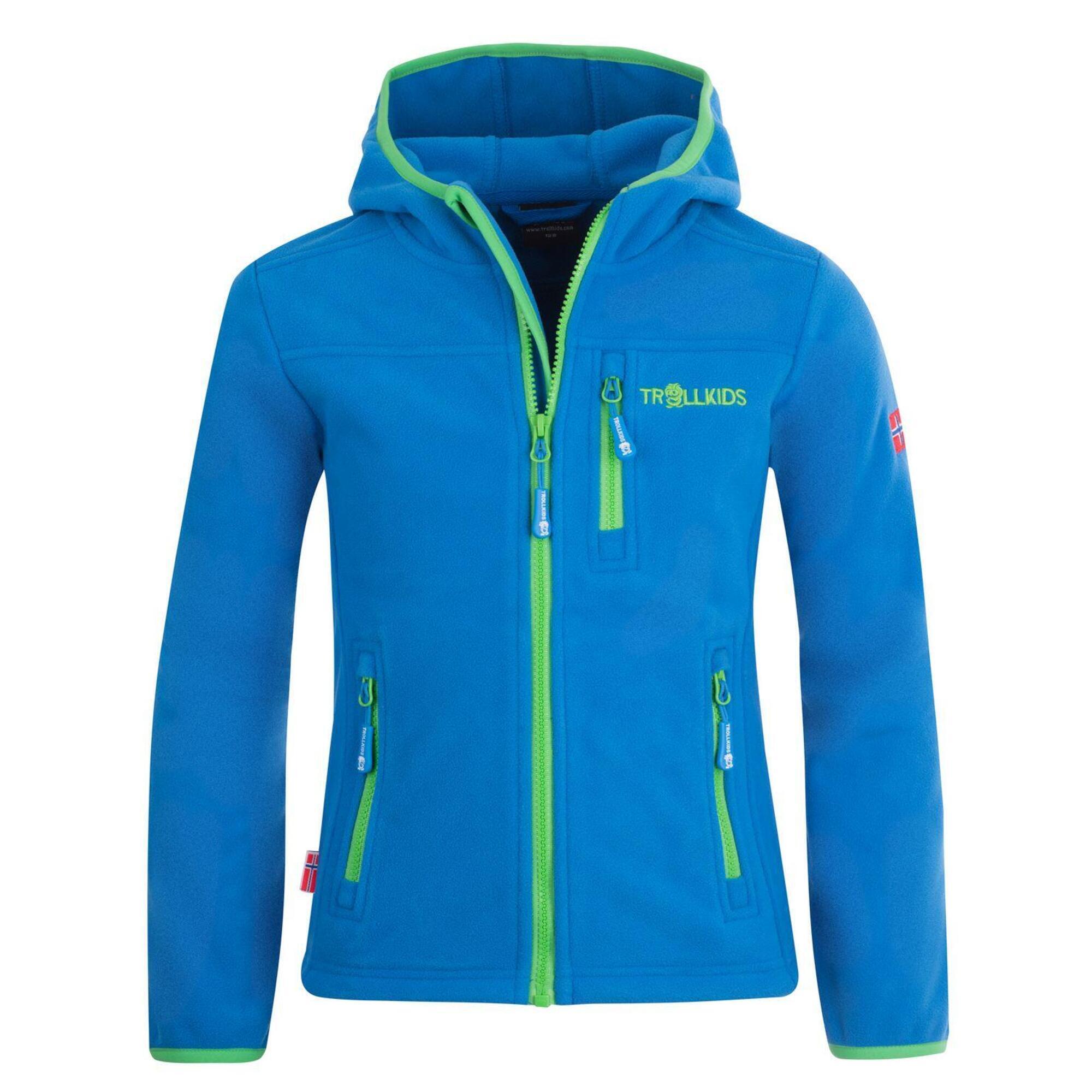 цена Куртка Trollkids Stavangar Windproof, синий/светло-зеленый