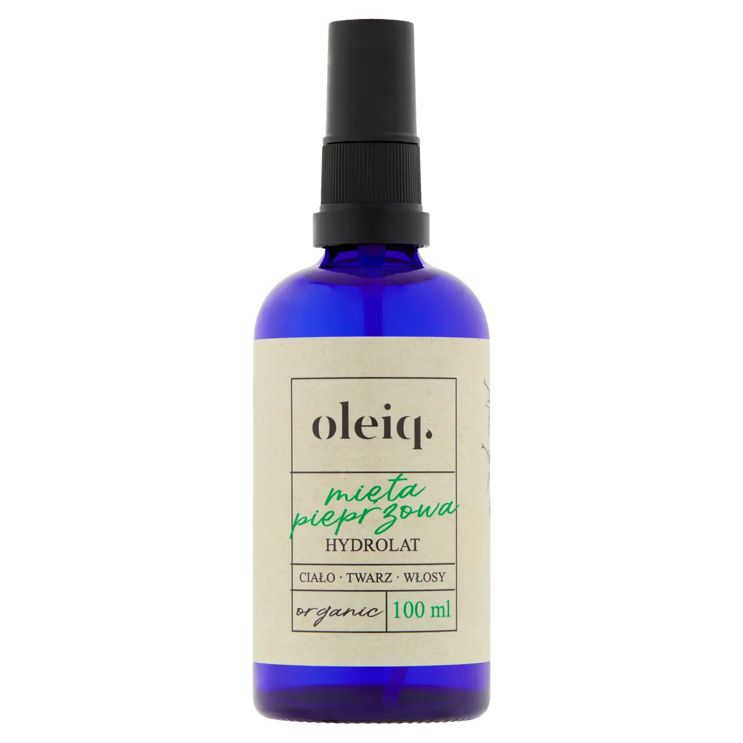 

Oleiq Organic гидролат мяты перечной для лица, тела и волос, 100 мл