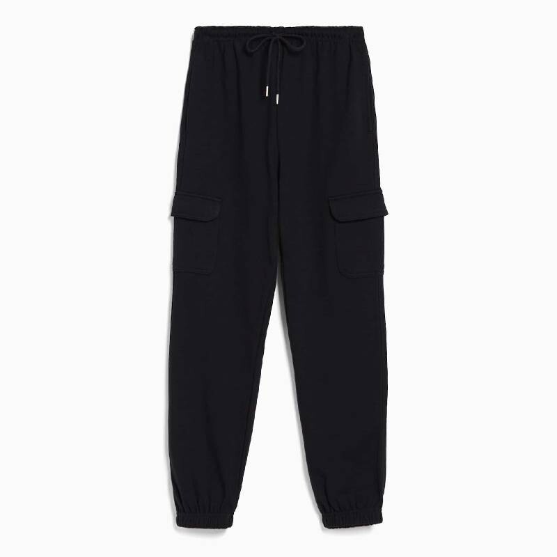 

Брюки Bershka Plush, черный