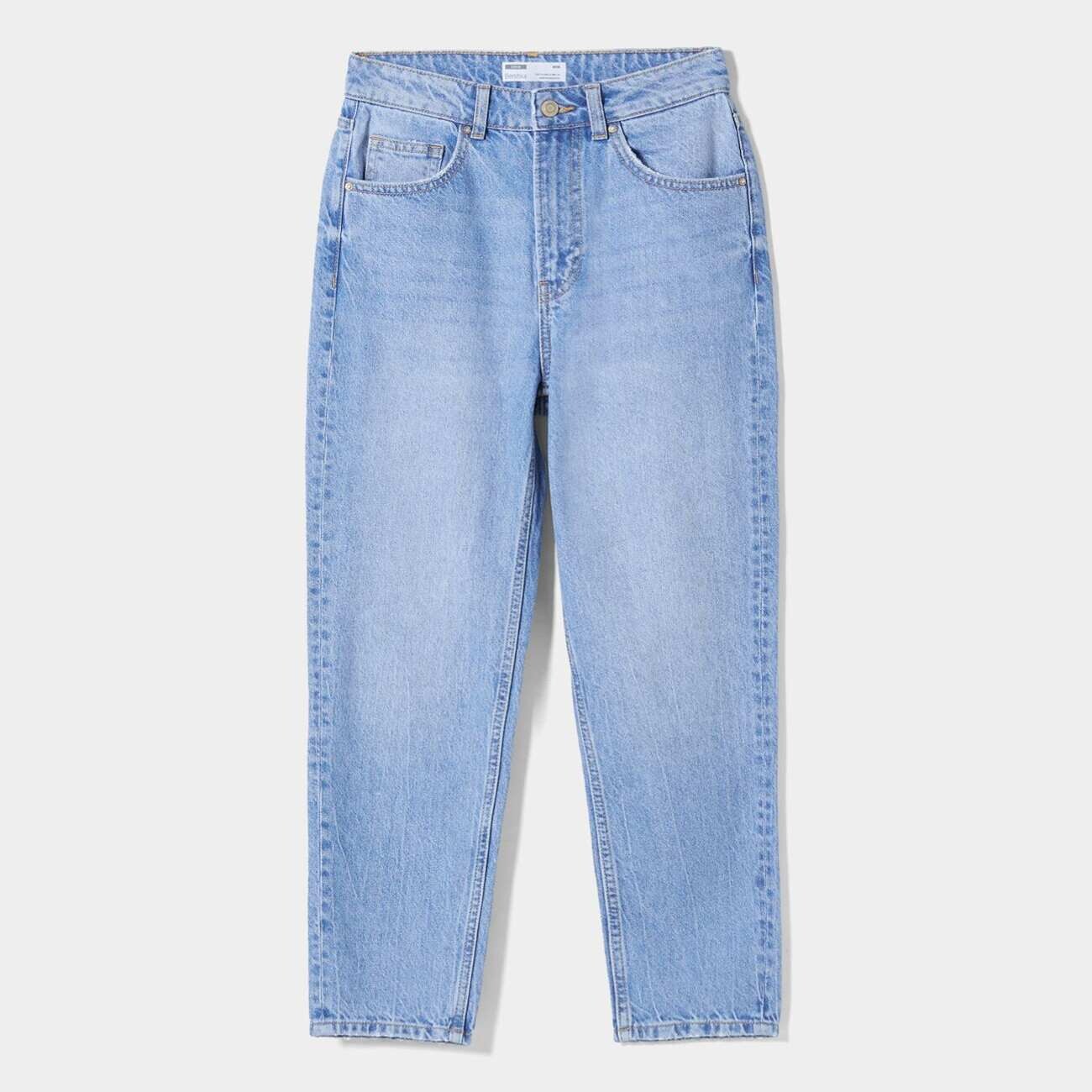 

Джинсы Bershka Mom, голубой