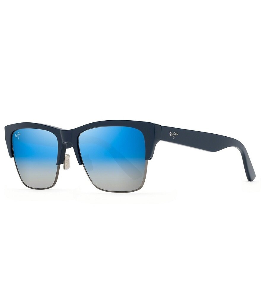 

Солнцезащитные очки Maui Jim Perico PolarizedPlus2 квадратные 56 мм, синий