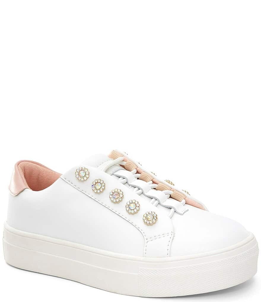 

Кожаные кроссовки Kurt Geiger London Mini Liviah для девочек (для малышей), белый