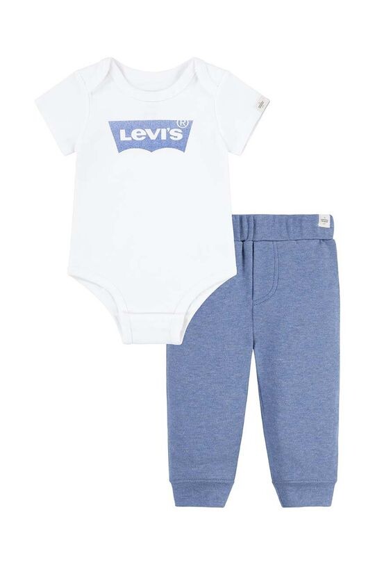 

Levi's Хлопковый детский комплект LVN BATWING BODYSUIT SET, синий