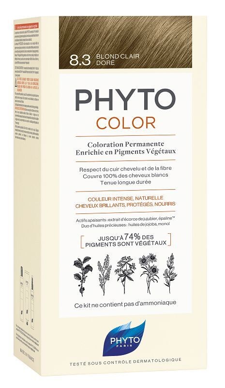 

Краска для волос Phyto Color 8.3 Jasny Złoty Blond, 1 шт