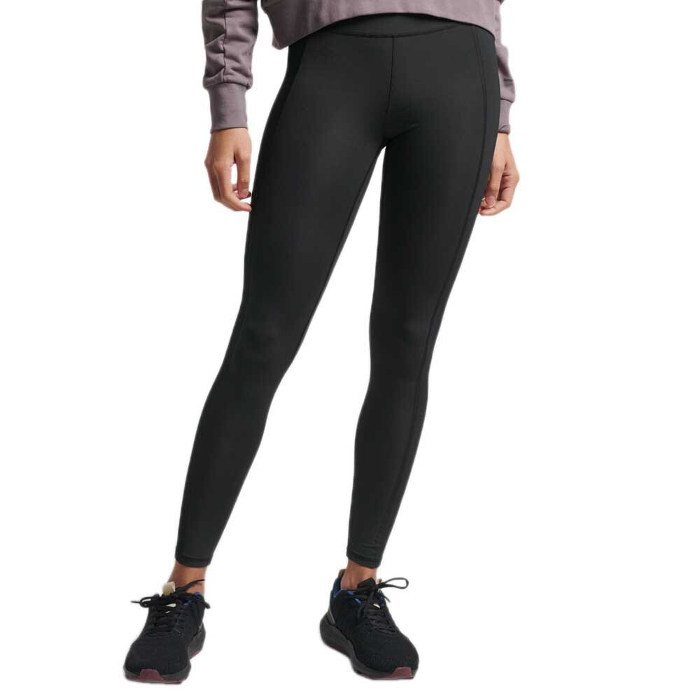 

Леггинсы Superdry Flex Rib, черный