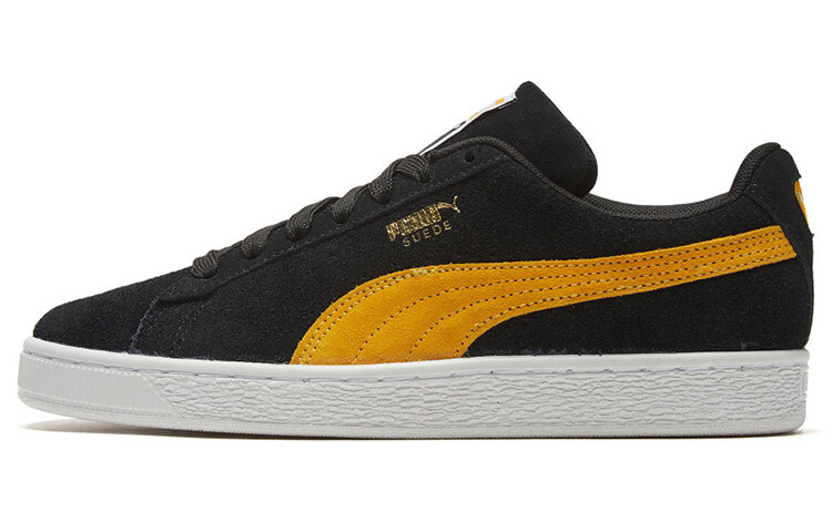 

Замшевые туфли для скейтбординга Puma унисекс Черный/Золотой стержень