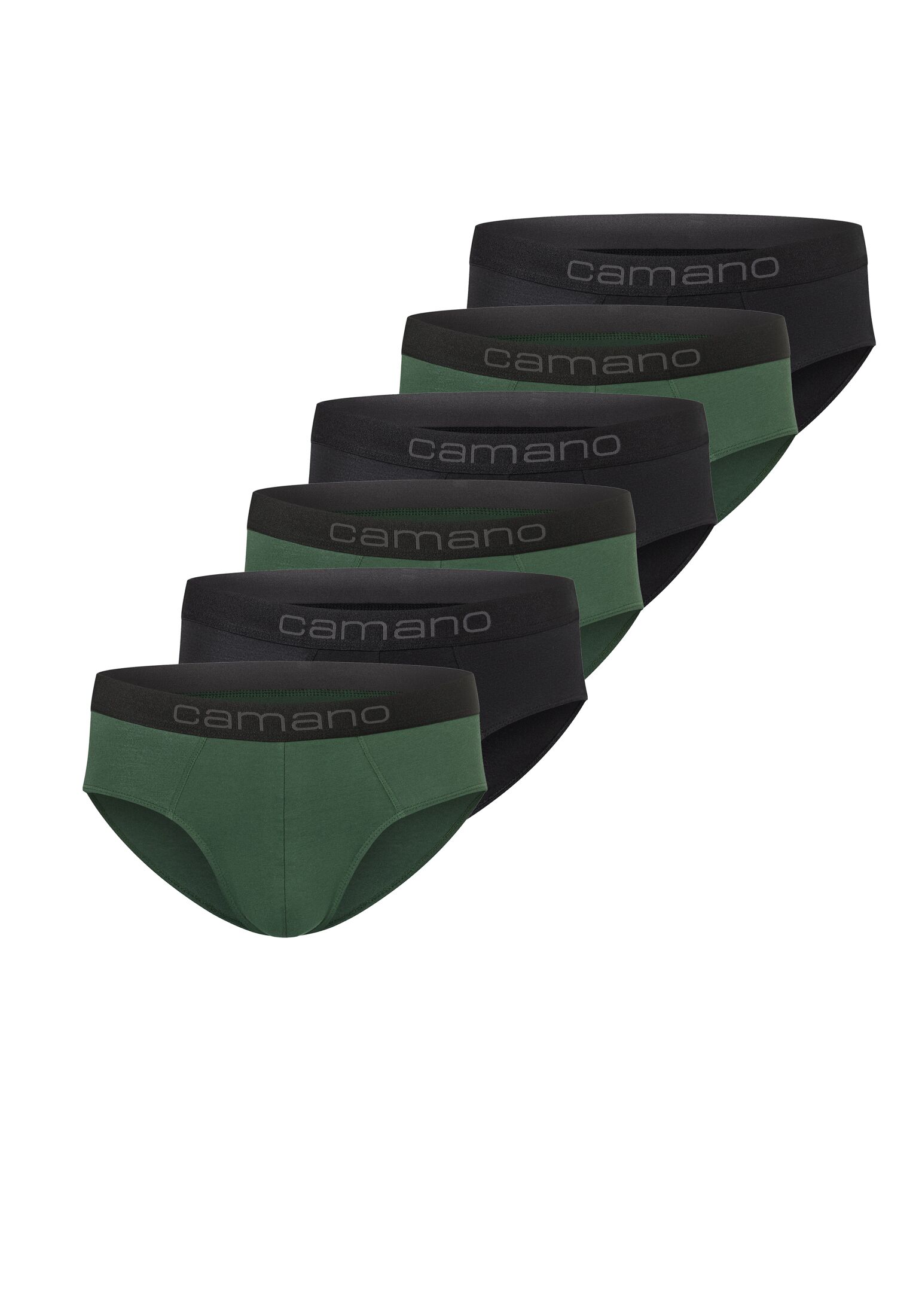 Трусы camano 6er Pack comfort, цвет sycamore green