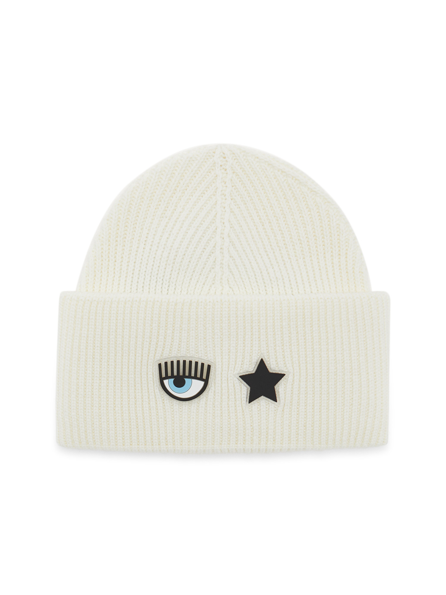 Chiara Ferragni шапка-бини с логотипом Eye Star, белый